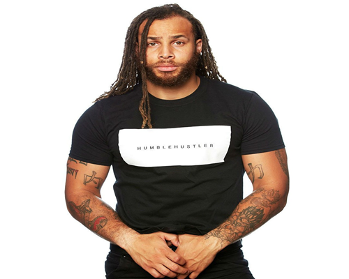 Camiseta negra hombre